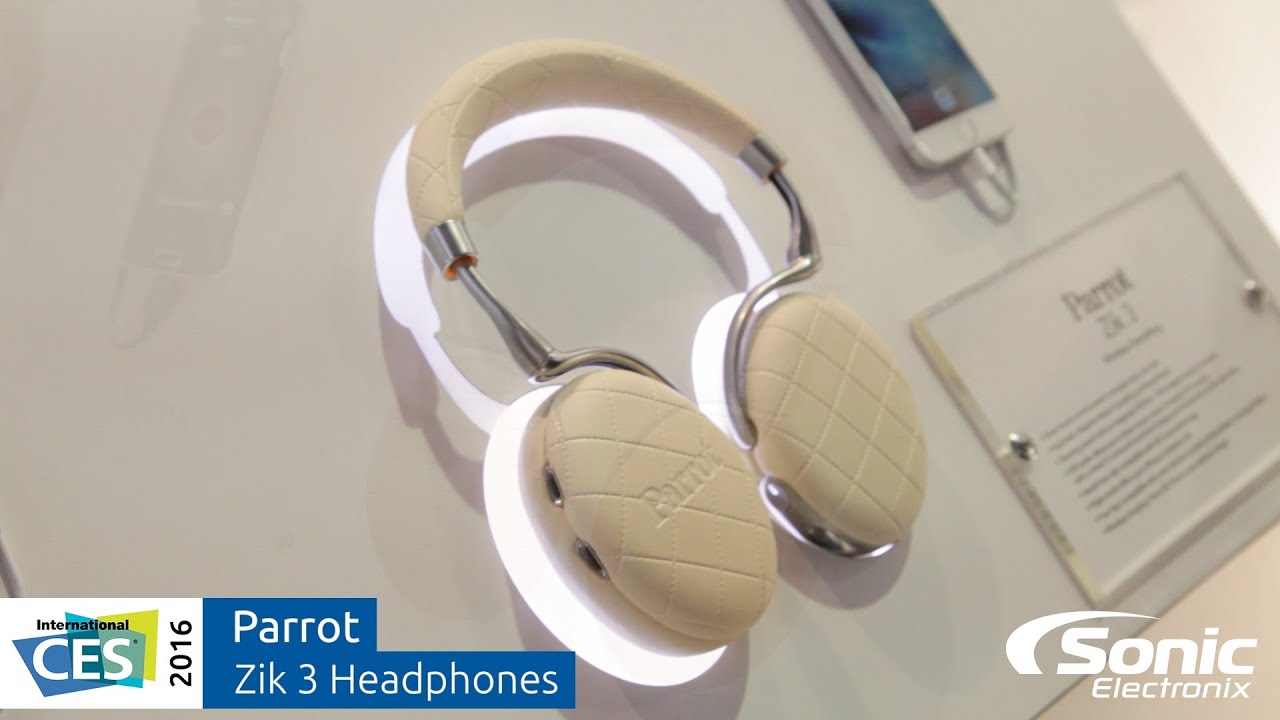Parrot Zik 3 Headphones | CES 2016 - YouTube