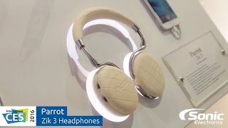 Parrot Zik 3 　専用ワイヤレスチャージャー付 Parrot Zik 3 Headphones | CES 2016 - YouTube
