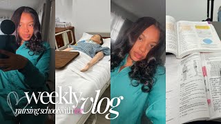 Nursing School, Unfiltered | First Week of Clinicals & Balancing It All