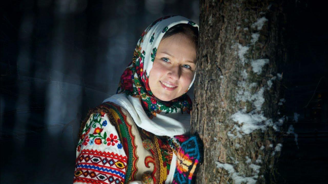 Фото русских девушек в русской одежде
