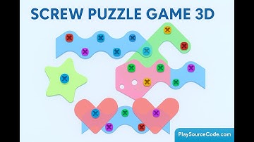 Screw Puzzle Game 3d  Unity Source Code – Buy & Reskin at Playsourcecode.com