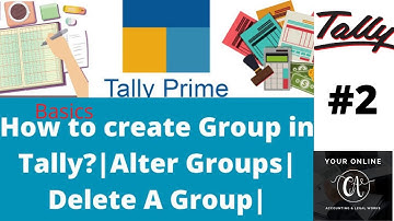 Tally me ledger or group kaise banaye ? How to create a ledger or group in tally erp 9 ?