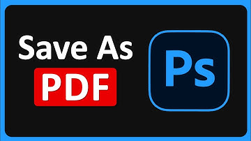 How to Save Photoshop File as PDF (2025)