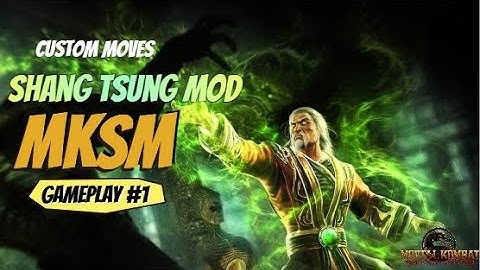 Mortal Kombat Shaolin Monks - Shan Tsung Gameplay (customized moves)