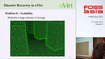 Disaster Recovery in oVirt - FOSSAsia 2015