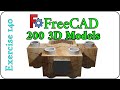 200 3D Models in FreeCAD: Exercise 140