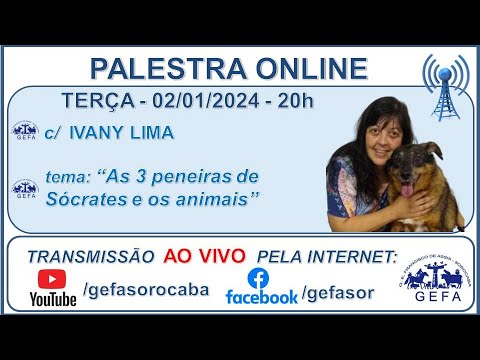Assista: Palestra online - C/ IVANY LIMA (02/01/2024)