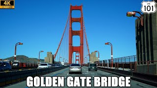 US-101 North: Golden Gate Bridge & Marin County, California