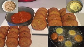 Falafel galettes de pois chiche | Chickpea croquettes | فلافل سورية أو كروكيت الحمص مقرمشة و لذيذة