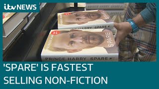 Celebrity Prince Harry's memoir Spare is 'fastest-selling non-fiction book ever' | ITV News Profile