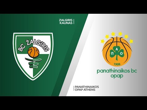 Zalgiris Kaunas - Panathinaikos OPAP Athens Highlights | Turkish Airlines EuroLeague RS Round 19