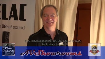ELAC B5 loudspeaker, $20,000 sound for $229, by Andrew Jones, THE Show 2015