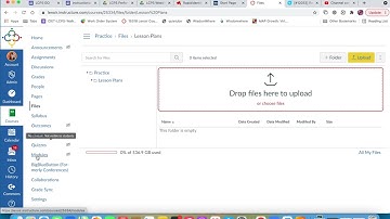 Lesson Plans in Canvas