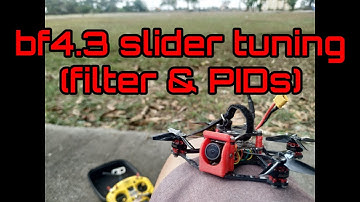 Betaflight 4.3 OSD Slider tuning