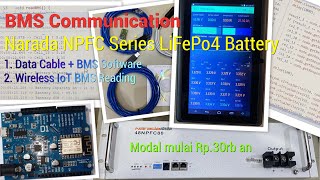 Narada NPFC Battery LiFePo4 BMS Communication : 1. USB to RS485 Cable, 2. Wireless IoT BMS Reading screenshot 1