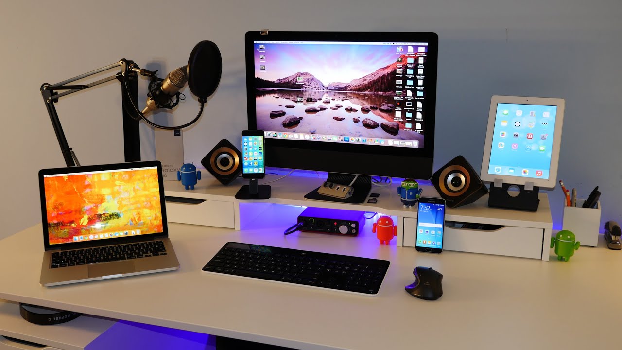 Epic Desk Tour Of A Geeks Room Setup 2017 You Tour Of A Geeks Desk Room Setup 2017 You
