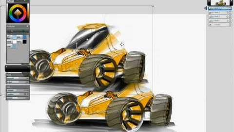 Autodesk New Alias Sketch-Buggy Sketches