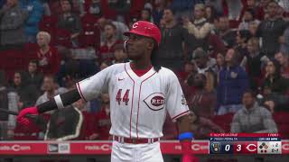 Brewers at Reds Game 2 of 4 Game Series #MLB #baseball #gaming #subscribe #like #TheShow #video