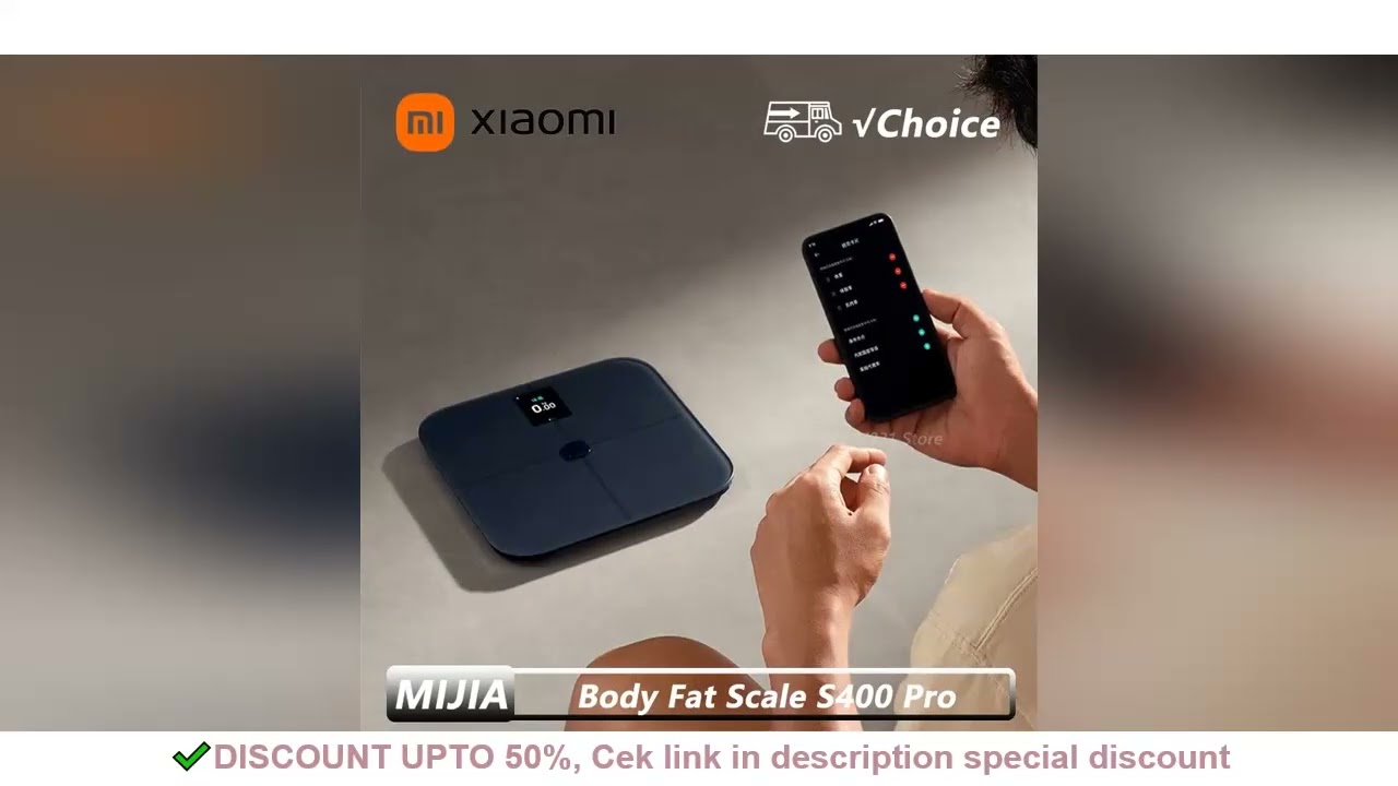 Xiaomi Mijia Body Fat Scale S400 Pro 3.5in TFT Color Screen Bluetooth5.1 Smart Home Body