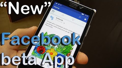 "New" Facebook App for Windows 10 Mobile Devices