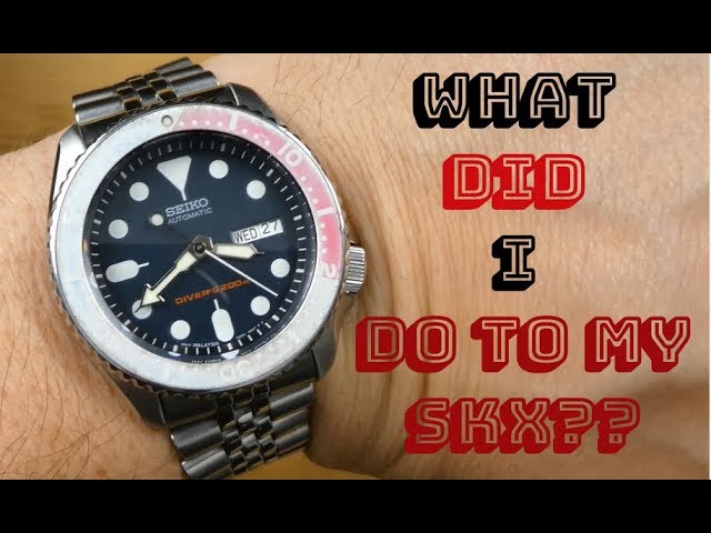 Killing the Seiko SKX torture testing the Seiko SKX Part 4 bleach - YouTube