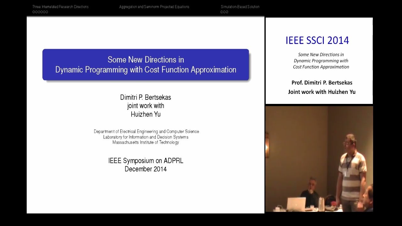 New Directions in RL: TD(lambda), aggregation, seminorm projections, free-form sampling (from 2014)
