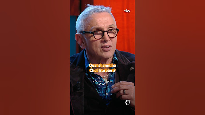 L’età di Chef Barbieri rimarrà per sempre un mistero… #MasterChefIt