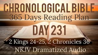 Day 231 - One Year Chronological Daily Bible Reading Plan - NKJV Dramatized Audio Version - Aug 19