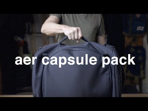 Aer Capsule Collection Travel Backpack (x Nine Hours)