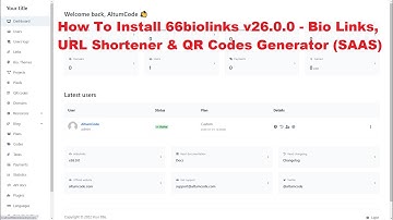 66biolinks v26.0.0 - Bio Links, URL Shortener & QR Codes Generator #urlshortner