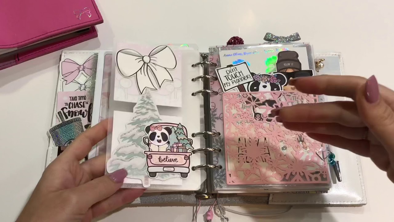 Winter Planner Setup in my Personal Wide Rings