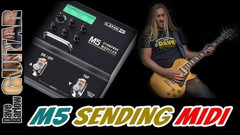 Line 6 M5 Stomp Box Modeller Controled with Midi