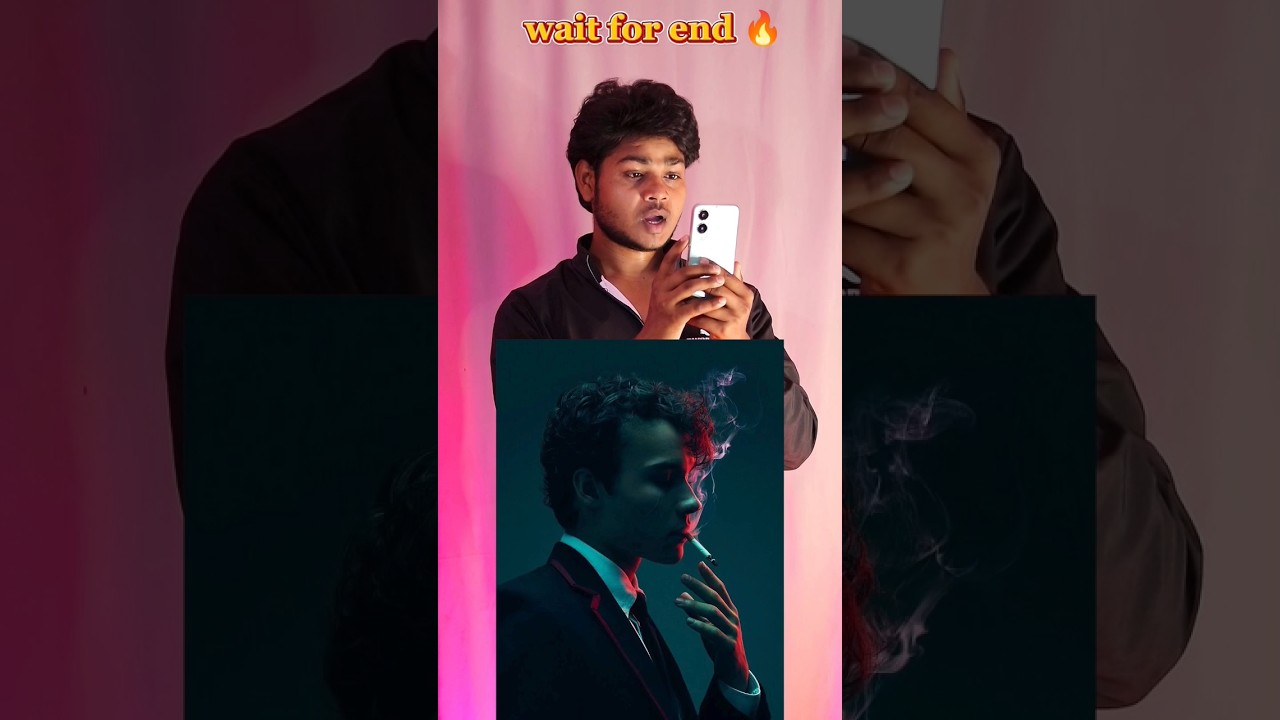 Neon  light effect 🔥 creative photo editing tutorial / 