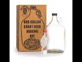 One gallon demijohn glass fermenter kit by mybrewery  unboxing