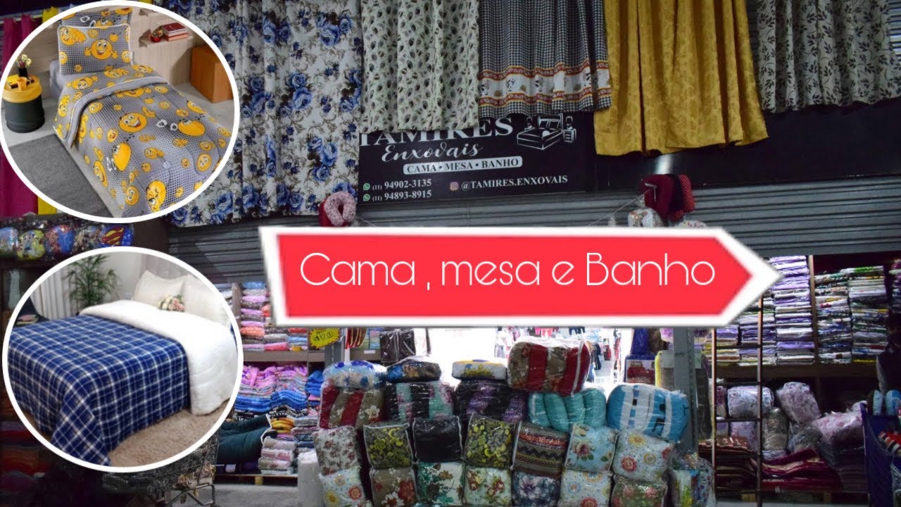 O MAIOR FORNECEDOR DE CAMA ,MESA E BANHO DO BRÁS! - YouTube