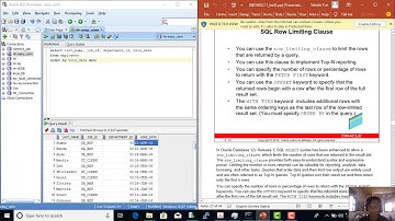 Restricting and Sorting Data Demo
