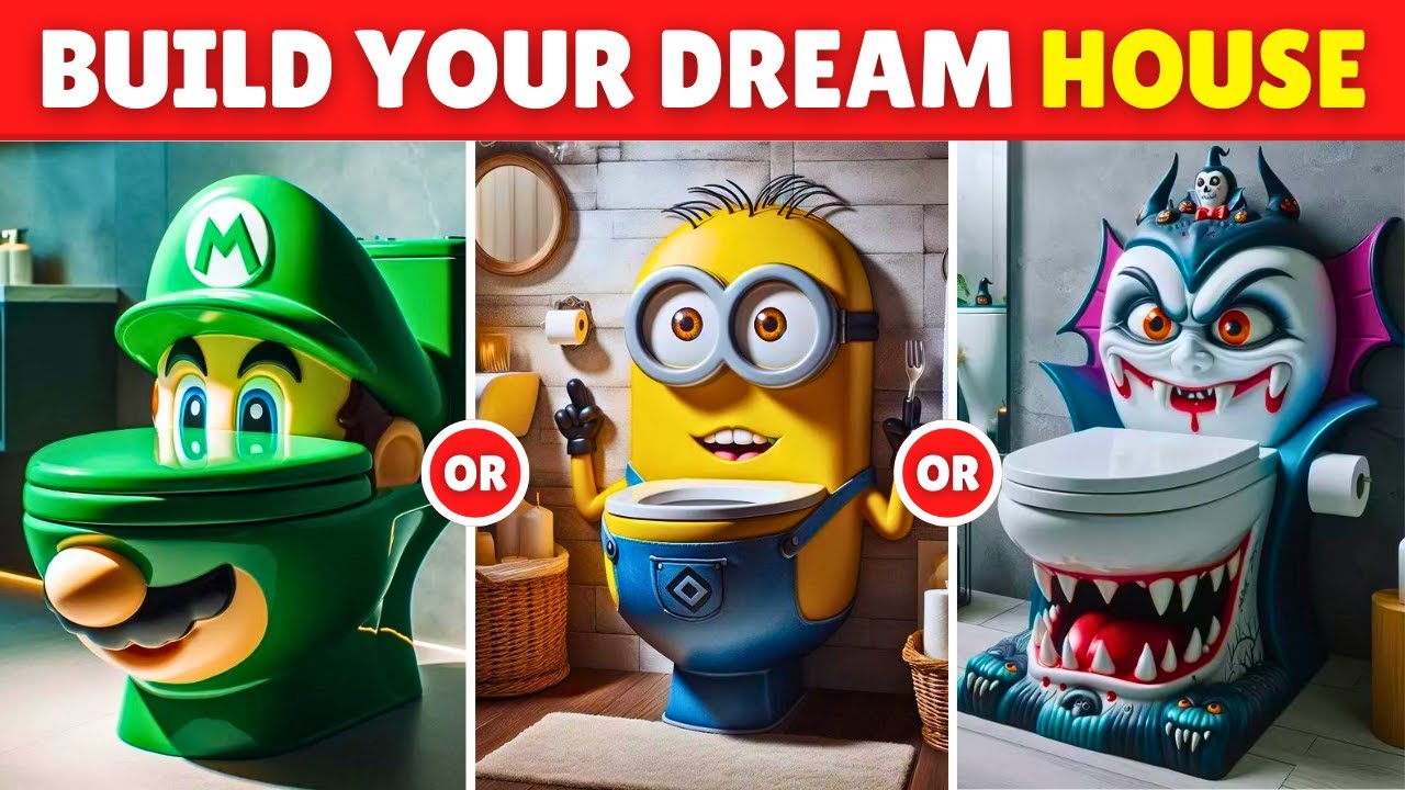 Would You Rather - Build Your Dream House Quiz 🏡🌈😍 WTR Quiz - YouTube