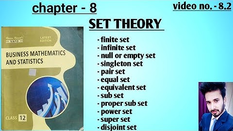 8.2 || SET THEORY  || ALL IMPORTANT THEORY  || CLASS 12  || JAC BOARD  || BUSINESS MATHEMATICS