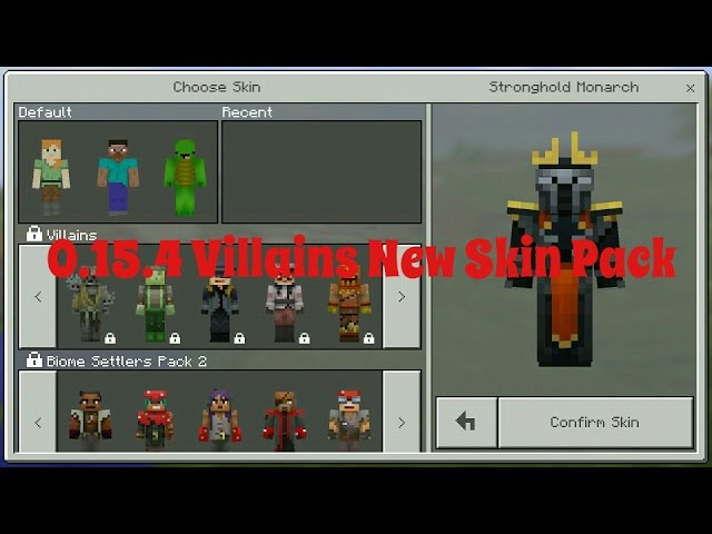 Minecraft Pocket Edition: Villains Skin Pack - Gamerheadquarters