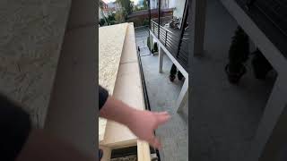 Сборка стены каркасного дома #каркасныйдом #дом #стройка