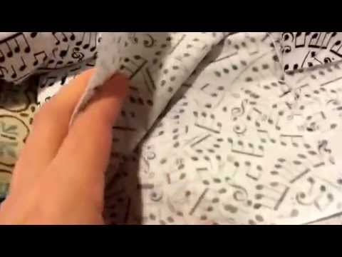 How to make an easy pillowcase for 18x18" pillows.