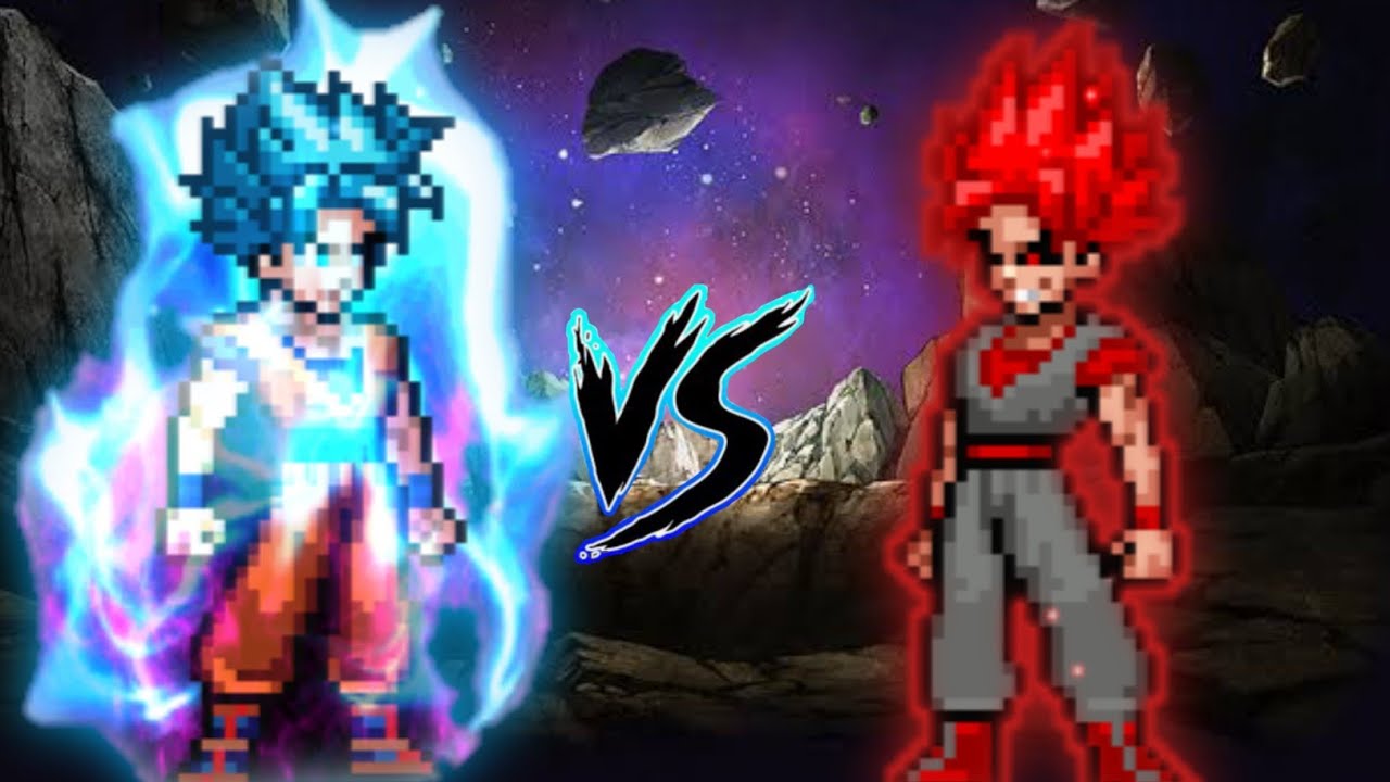 Goku DBS V3 (all form) VS Evil Goku TP in Jump Force Mugen 😱