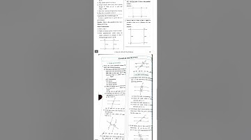 std 8th maths chapter 2 parallel lines and transversal. important questions