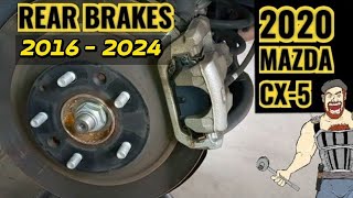 2016 - 2024 MAZDA CX-5 CX5 REAR BRAKES _ BRAKE PADS TUTORIAL 2017 2018 2019 2020 2021 2022 2023 2024 screenshot 3
