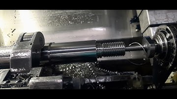 Chuck to Center Using Steady Rest |Machining In Turning machine | 30x3.5 Pitch Thread