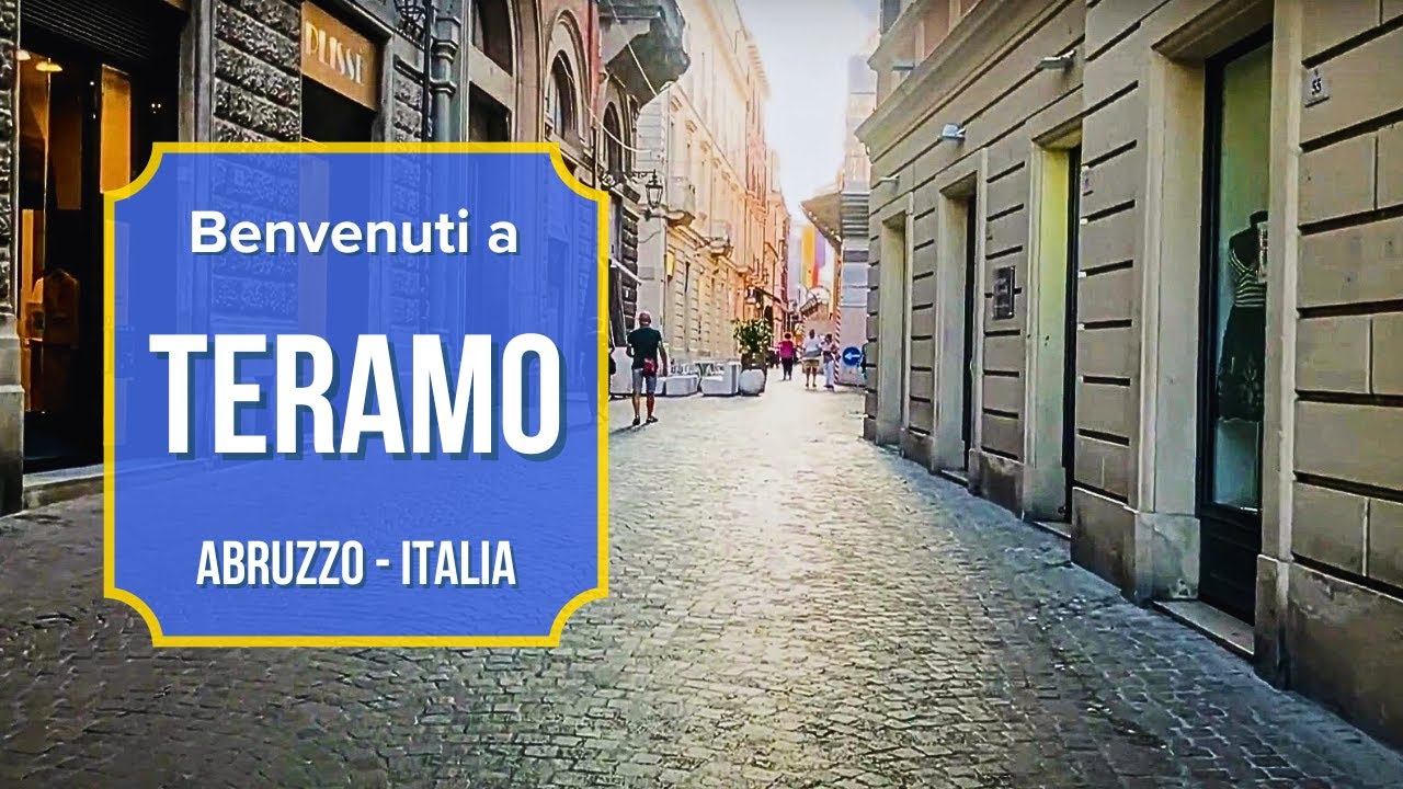 Прогулка по городу Терамо - Италия.