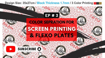 How to separate colors for Screen Printing & Flexo Block Manual Separation in Corel Draw EP 3
