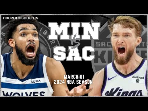 Sacramento Kings vs Minnesota Timberwolves Full Game Highlights | Mar 1 | 2024 NBA Season