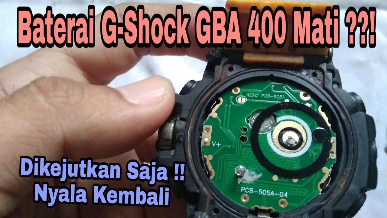 Baterai G Shock Gba 400 Mati Ganti Aja Sendiri