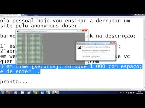 como derrubar um site pelo anonymous doser